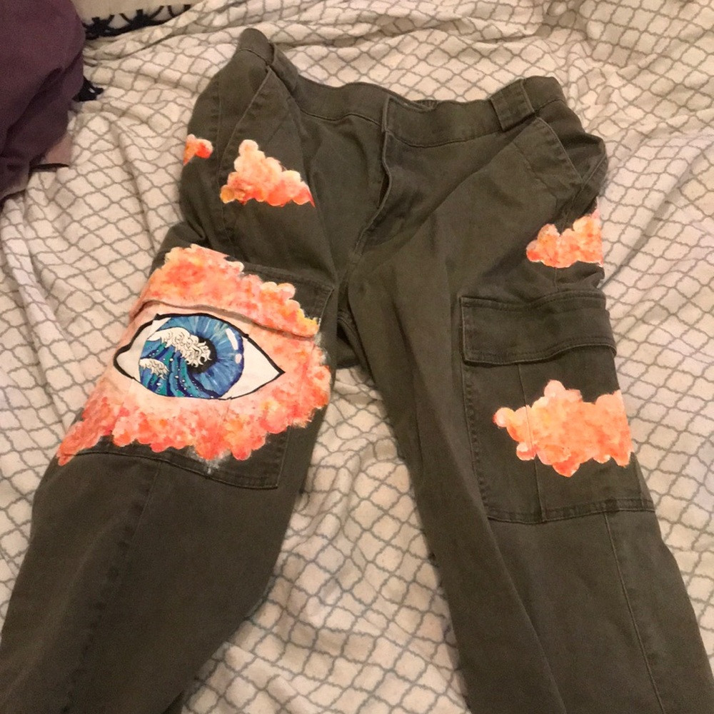 CUSTOM cargo pants, originally Hollister